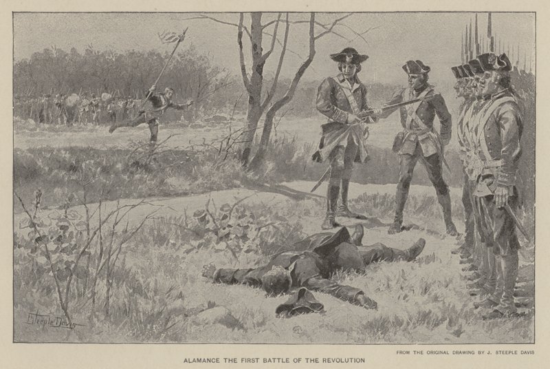 Alamance, la première bataille de la révolution - J. (after) Steeple Davis