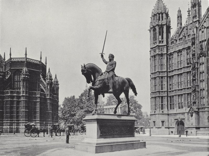 Statue de Richard I - J. Benjamin Stone