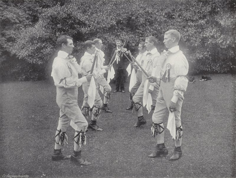 Stratford-on-Avon Mop, danse du foin - J. Benjamin Stone