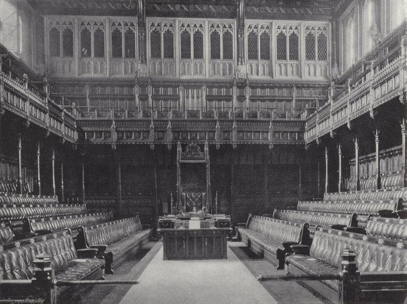 La Chambre des communes depuis le Bar - J. Benjamin Stone