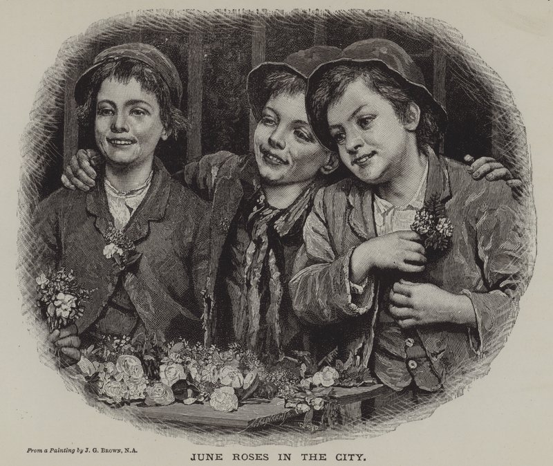 Roses de juin en ville - J. Gillis Brown