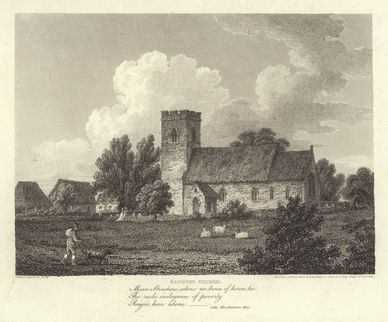 Robert Bloomfield, poète : Église de Sapiston - J. Greig