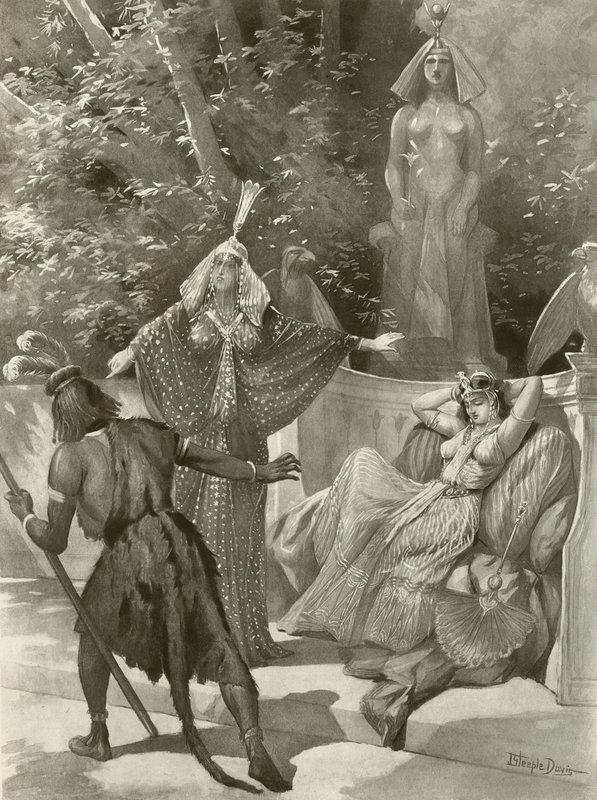 La Flûte enchantée, Acte II scène vii (gravure) - J. Steeple Davis