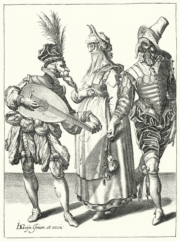 Mascarade - Jacques II de Gheyn
