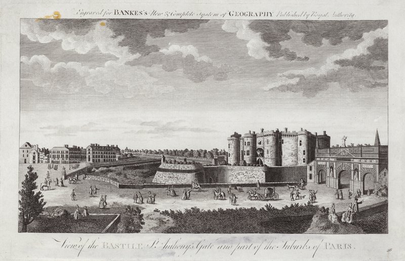 Vue de la Bastille, porte Saint-Antoine et une partie des faubourgs de Paris - Jacques Rigaud