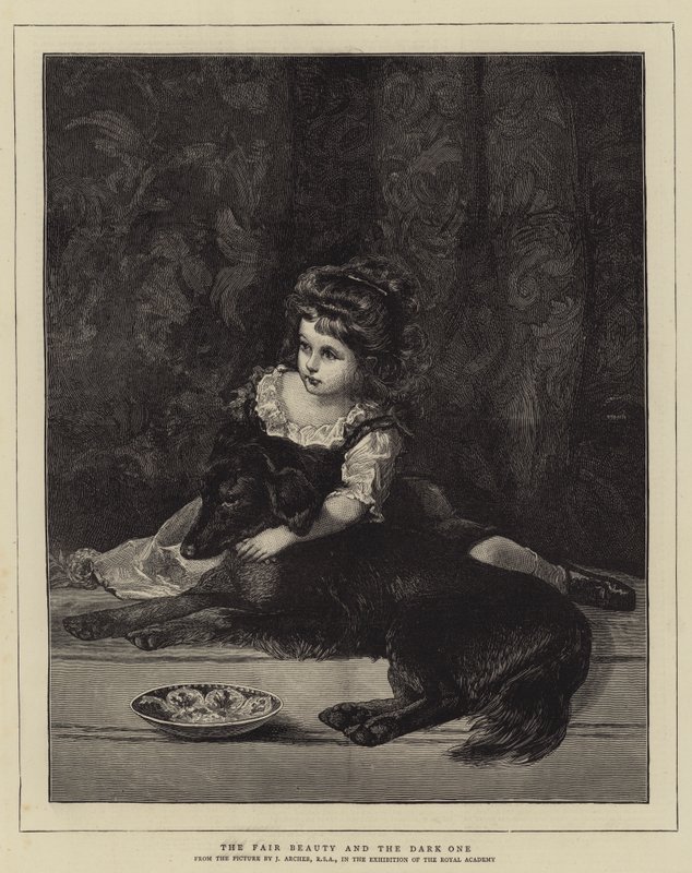 La belle et la brune - James Archer