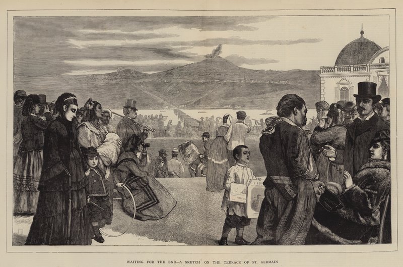 En attendant la fin, une esquisse sur la terrasse de Saint-Germain - James Dromgole Linton