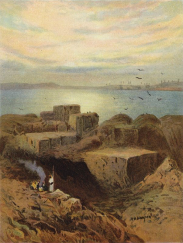 Ruines de Babylone et jardins suspendus - James (after) Clark