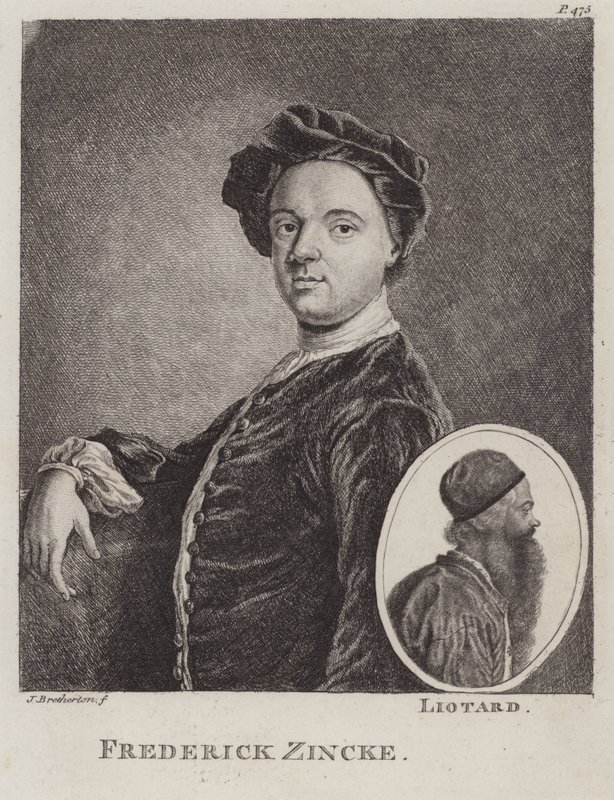 Christian Friedrich Zincke, miniaturiste allemand - James Bretherton