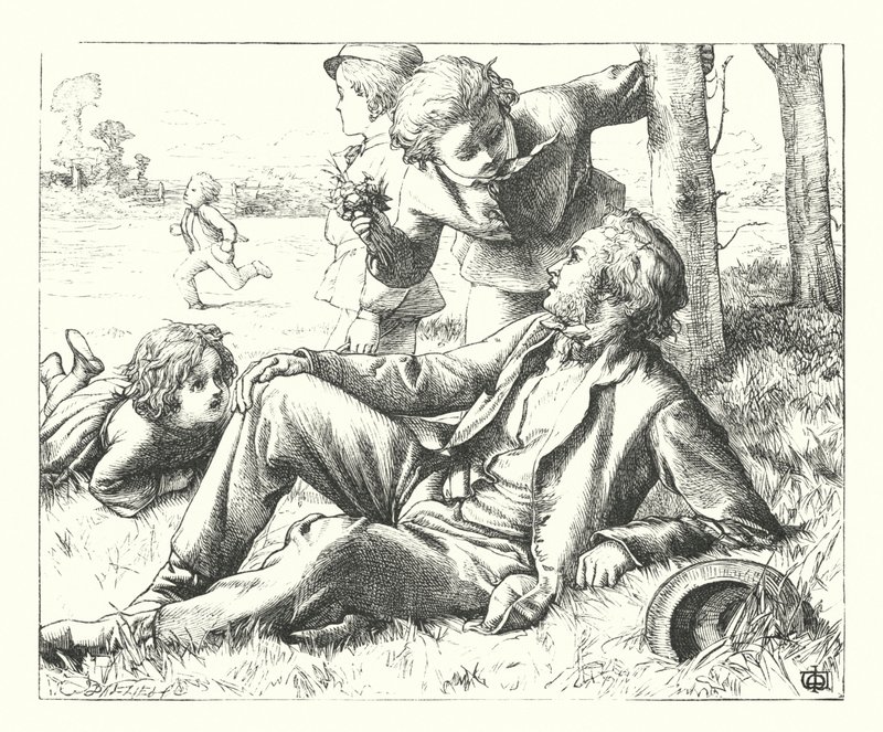 Dimanche dans les champs - James Dawson Watson