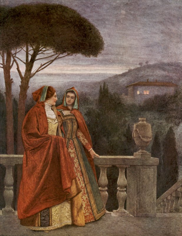 Le Marchand de Venise de Shakespeare : Portia et Nerissa - James Dromgole Linton