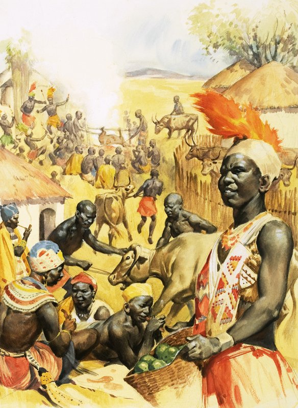 Village bantou - James Edwin McConnell