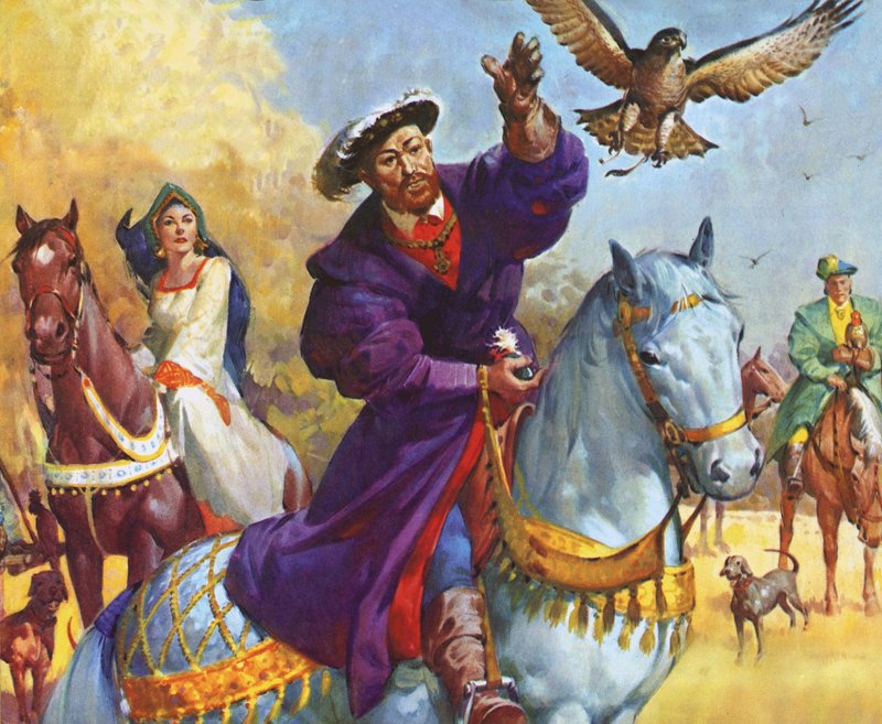 Le roi Henri VIII à la chasse - James Edwin McConnell