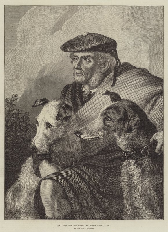 En attendant le tir, à la galerie Dudley - James Jnr Hardy