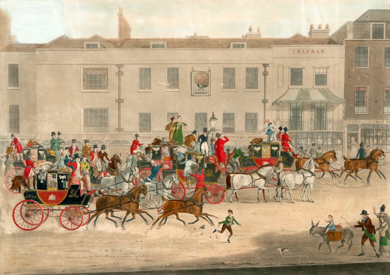 Courriers du Nord au Peacock, Islington - James Pollard