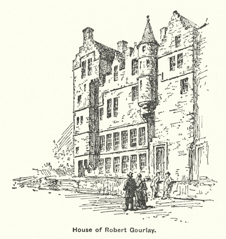 Maison de Robert Gourlay (lithographie) - James Riddel