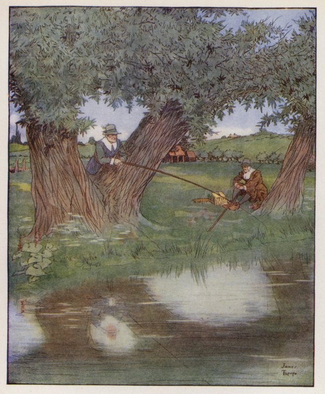 Illustration pour The Compleat Angler par Izaak Walton - James Thorpe