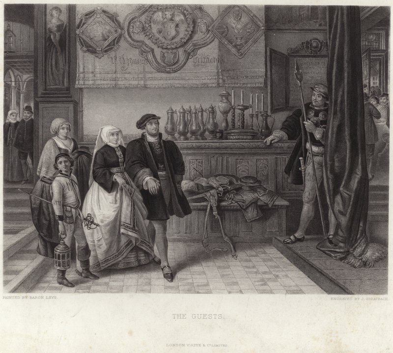 Les Invités - Jan August Hendrik Leys