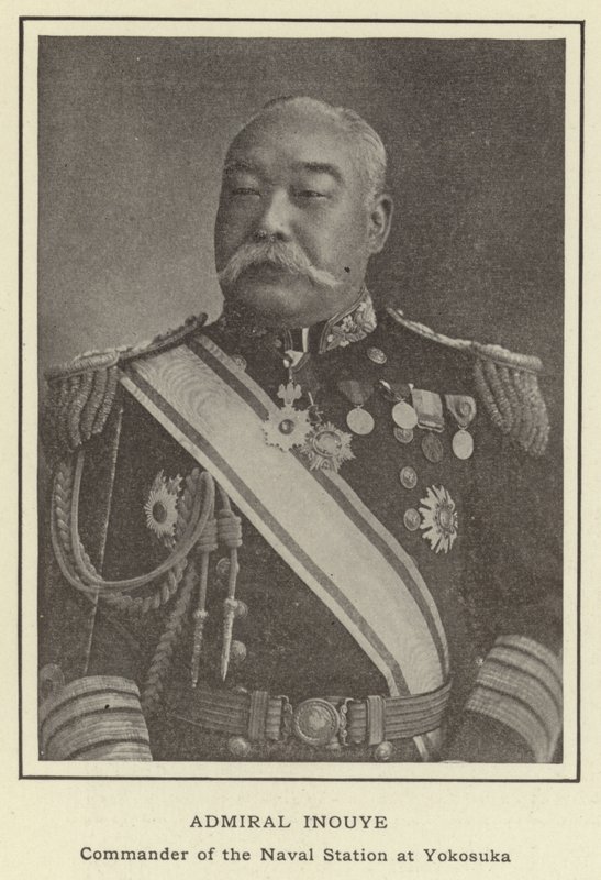 Amiral Inouye, commandant de la station navale de Yokosuka - Japanese Photographer