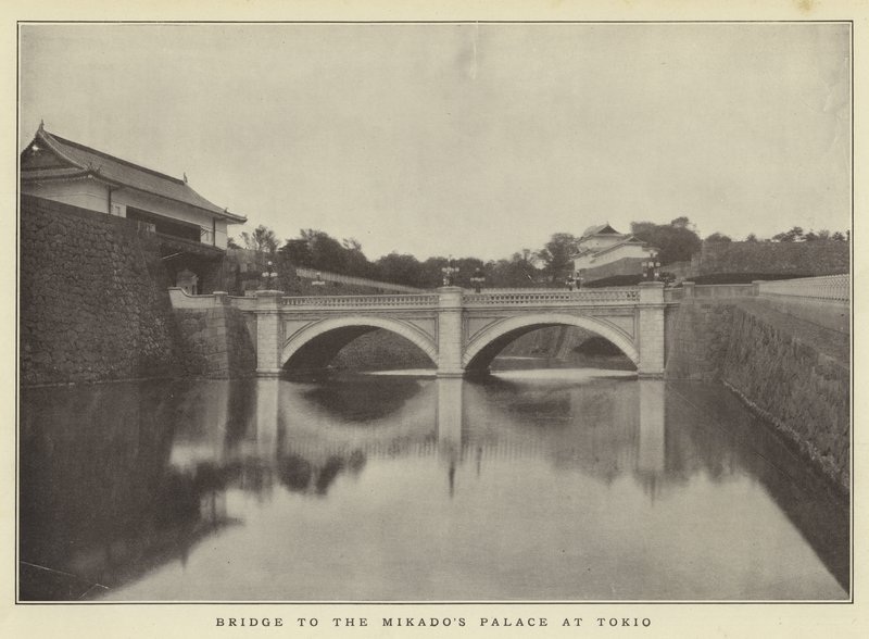 Pont vers le Palais du Mikado à Tokyo - Japanese Photographer