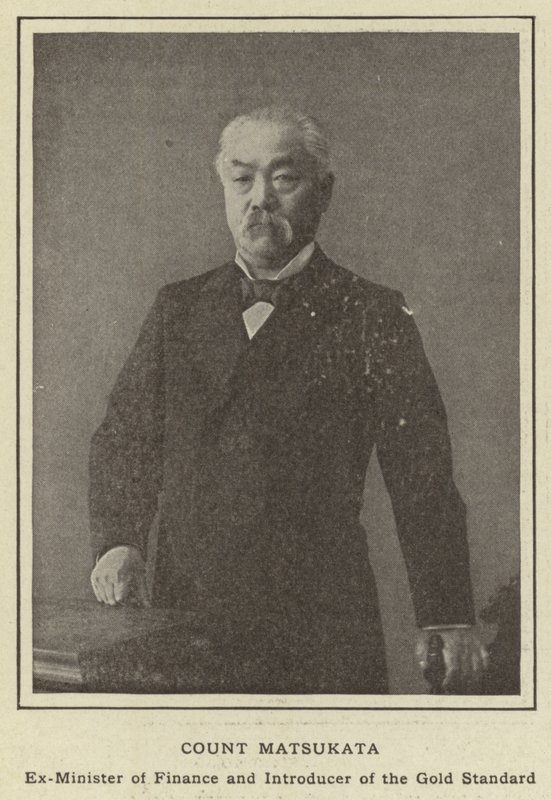 Comte Matsukata, ex-ministre des Finances et introducteur de l