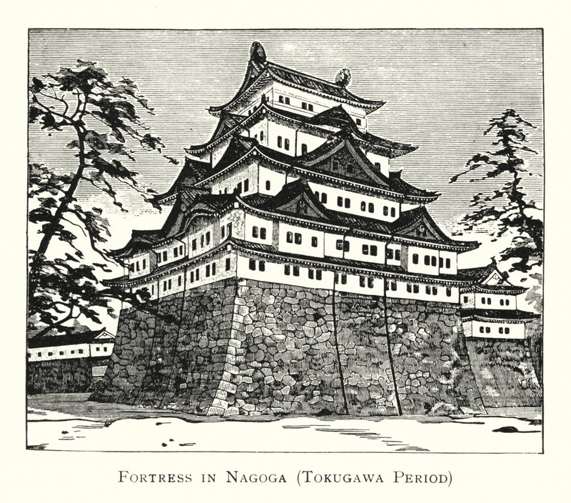 Forteresse à Nagoga, Période Tokugawa - Japanese School