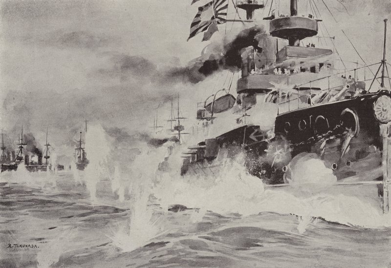 Le Mikasa combattant bravement contre l