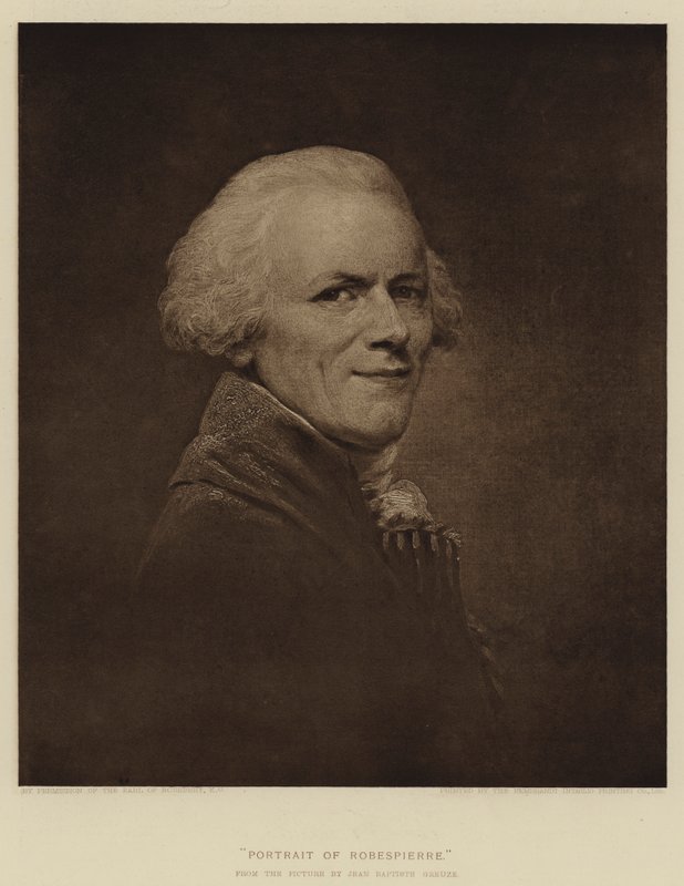 Portrait de Robespierre - Jean-Baptiste Greuze