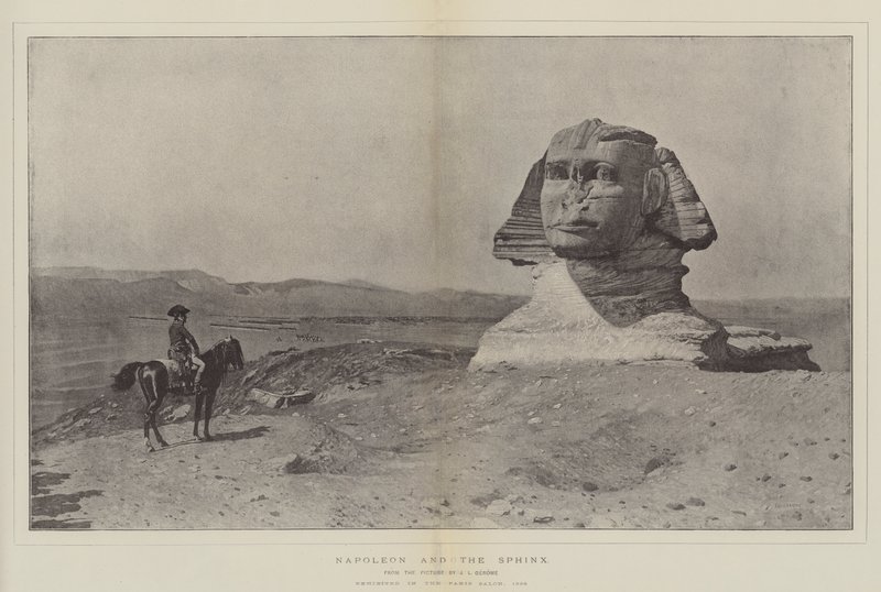 Napoléon et le Sphinx - Jean Leon Gerome