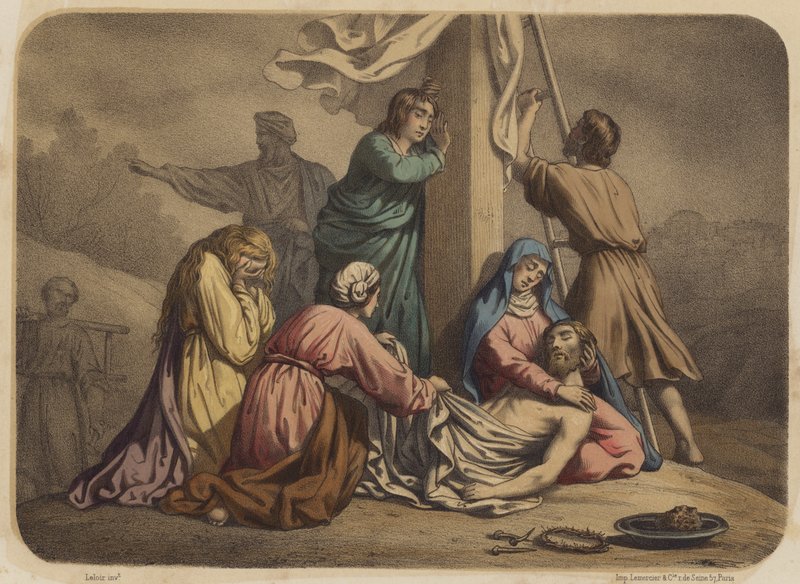 La descente de croix - Jean-Baptiste Auguste Leloir