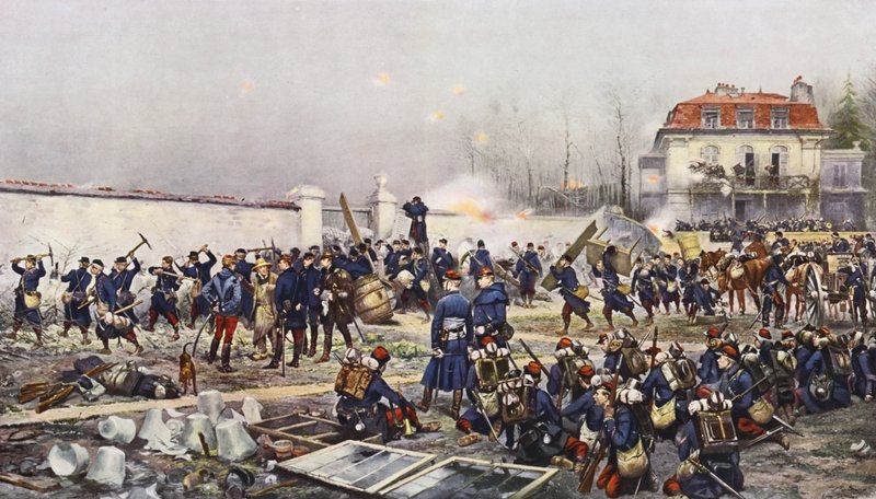 La défense de Champigny - Jean Baptiste Edouard Detaille