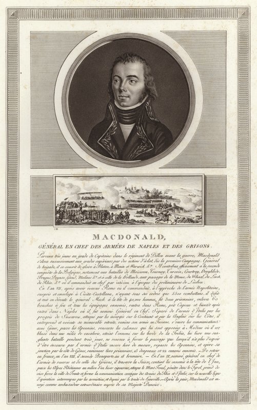 Portrait de Jacques MacDonald, duc de Tarente - Jean Duplessi Bertaux