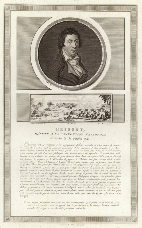 Portrait de Jacques Pierre Brissot - Jean Duplessi Bertaux