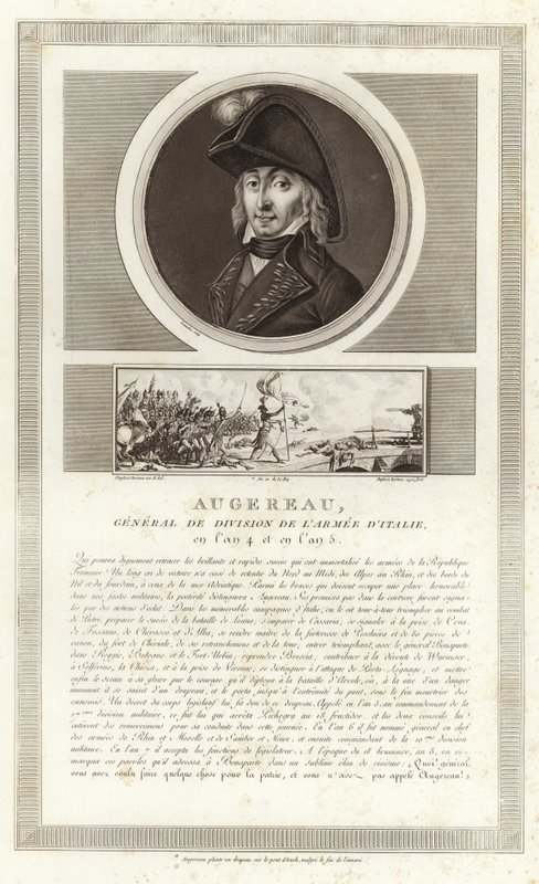 Portrait de Pierre Augereau, Duc de Castiglione - Jean Duplessi Bertaux