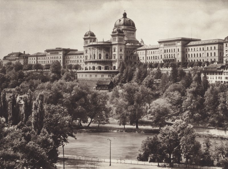 Suisse : Berne, le Palais fédéral suisse - Jean Gaberell
