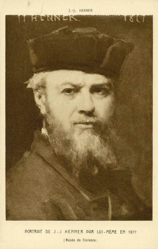 Autoportrait de Jean-Jacques Henner, artiste français - Jean Jacques (after) Henner