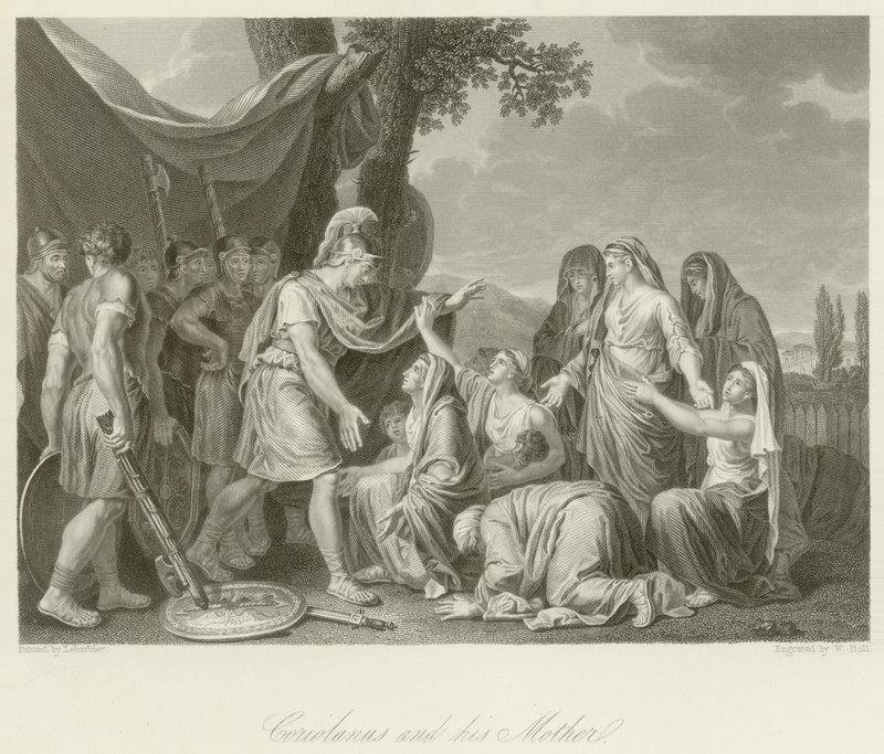Coriolan et sa mère - Jean Jacques Francois Lebarbier