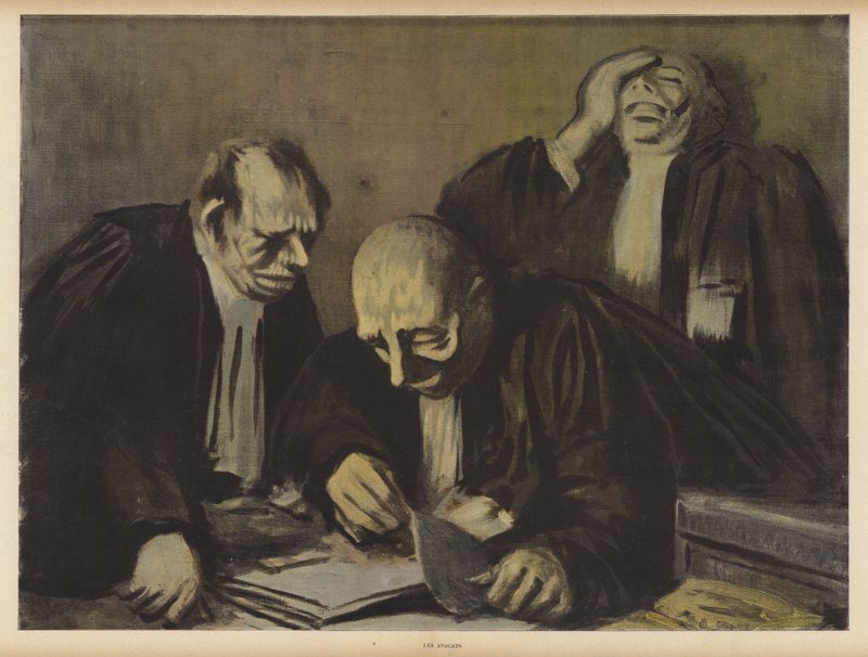 Les avocats - Jean-Louis Forain