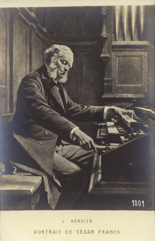 Cesar Franck, compositeur, pianiste, organiste et professeur de musique belge né, qui a travaillé à Paris pendant sa vie adulte (1822-1890) - Jeanne Rongier