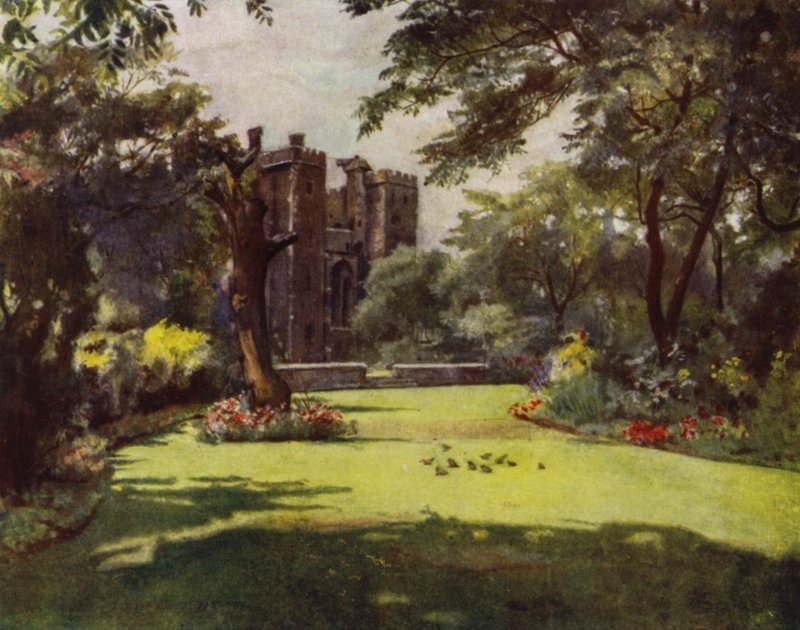 Lambeth, le palais depuis les jardins - Jessie MacGregor