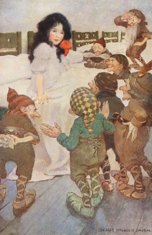 Perce-neige et les Sept Petits Nains - Jessie Willcox Smith
