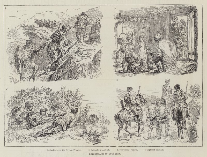 Brigandage en Bulgarie - Johann Nepomuk Schonberg