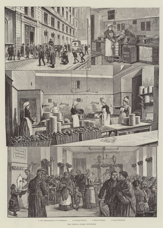 Les cuisines publiques de Vienne - Johann Nepomuk Schonberg