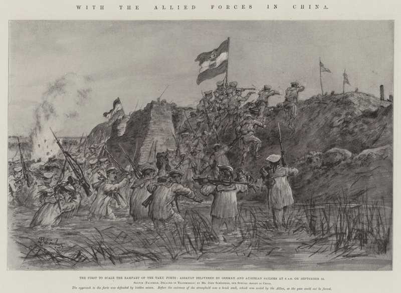 Avec les forces alliées en Chine - Johann Nepomuk Schonberg