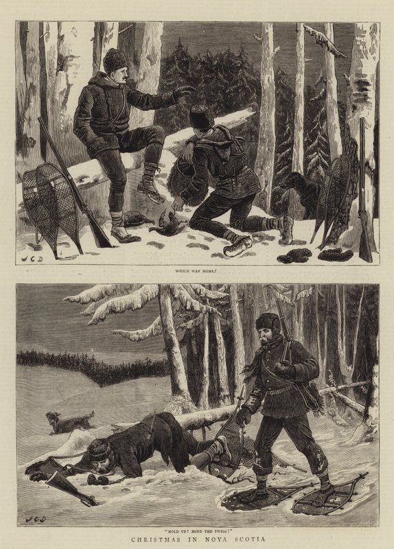 Noël en Nouvelle-Écosse - John Charles Dollman