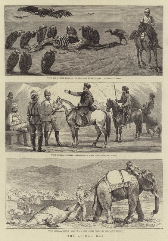 La guerre afghane - John Charles Dollman