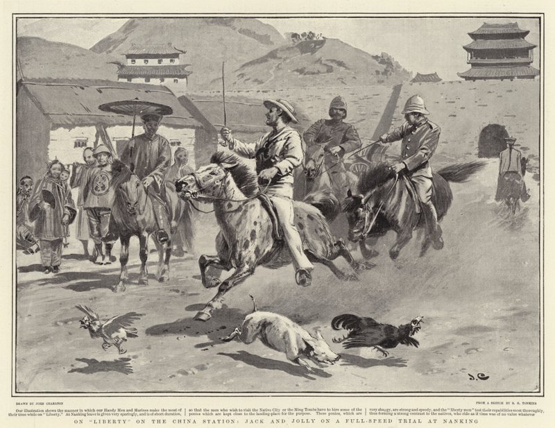 Sur la liberté sur la station de Chine, Jack et Jolly lors d