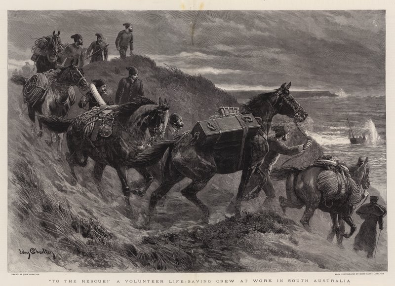 Au secours ! Une équipe de sauvetage bénévole au travail en Australie du Sud - John Charlton