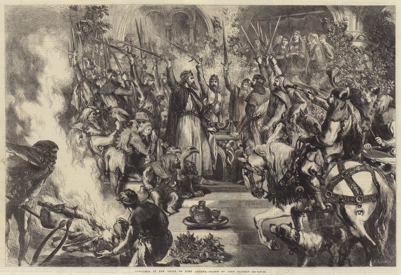 Noël à la cour du roi Arthur - John Gilbert