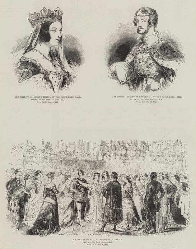 Bal costumé royal - John Gilbert